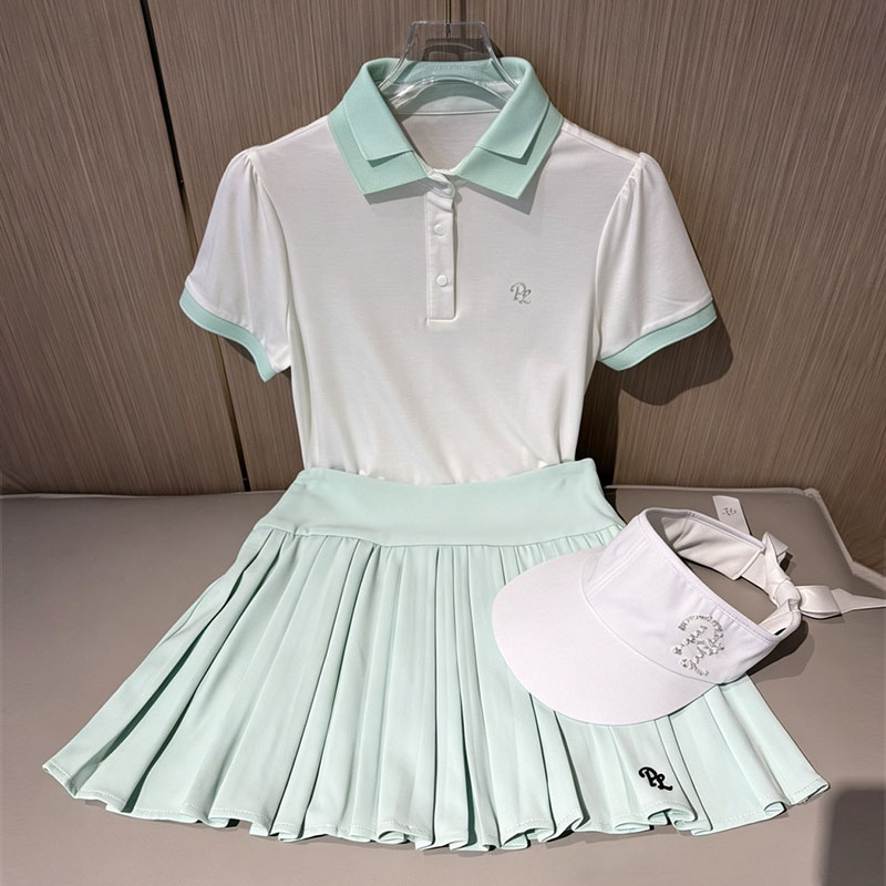 Golf Equipment For Women - PL Golf Double Collar Polo Shirts