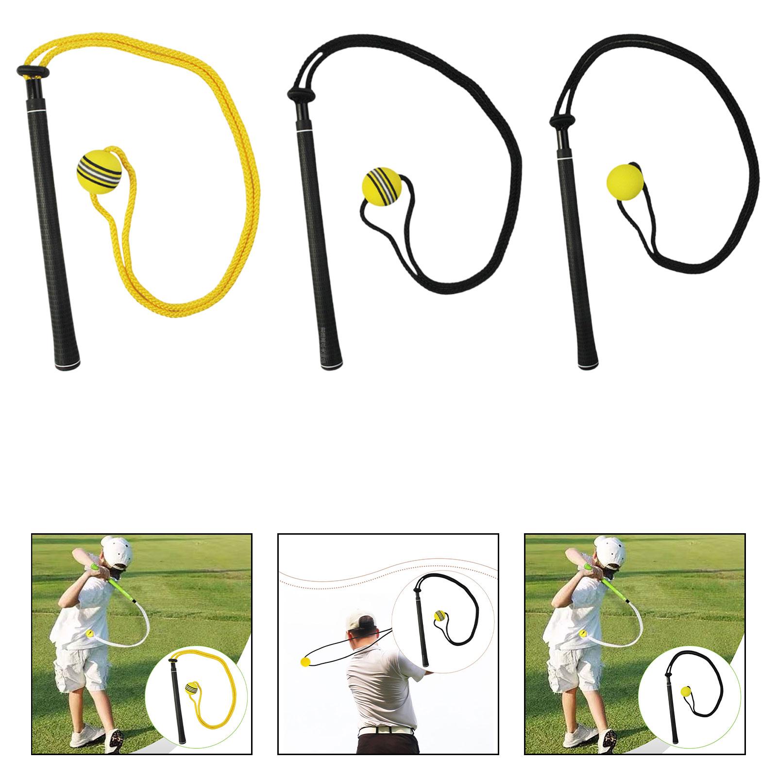 Golf Equipment For Beginners - Golf Swing Trainer Elastic Rope Practice