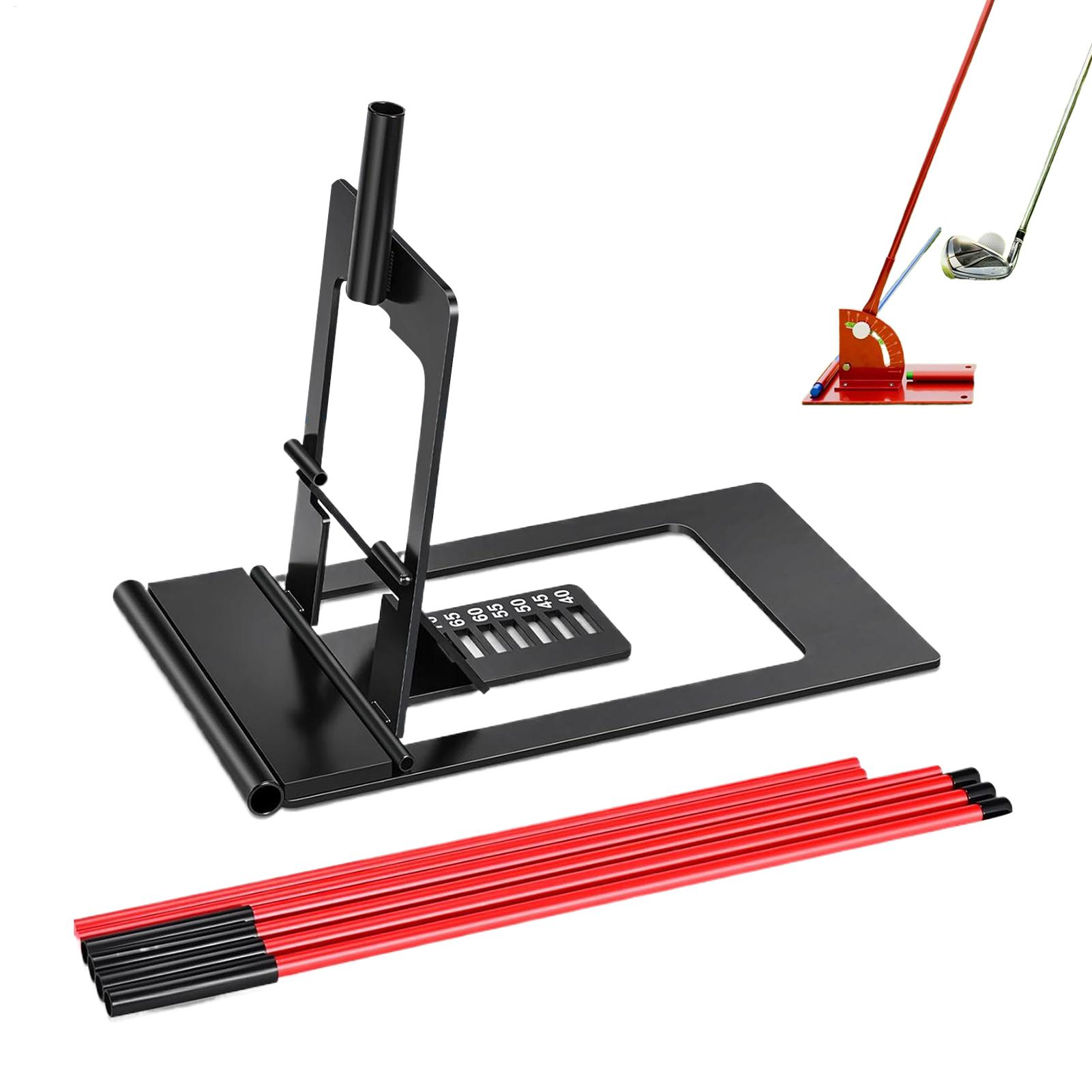 Golf Equipment For Beginners - Golf Path Trainer Adjustable Angle Alignment