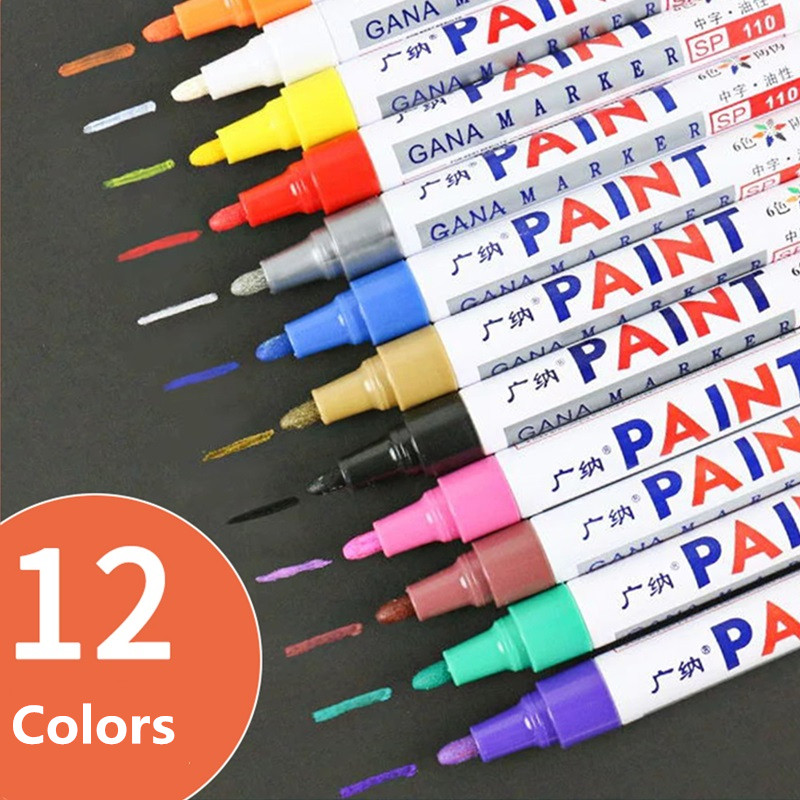 Tee Height Marker - 12 Colors Permanent Waterproof Marker Car