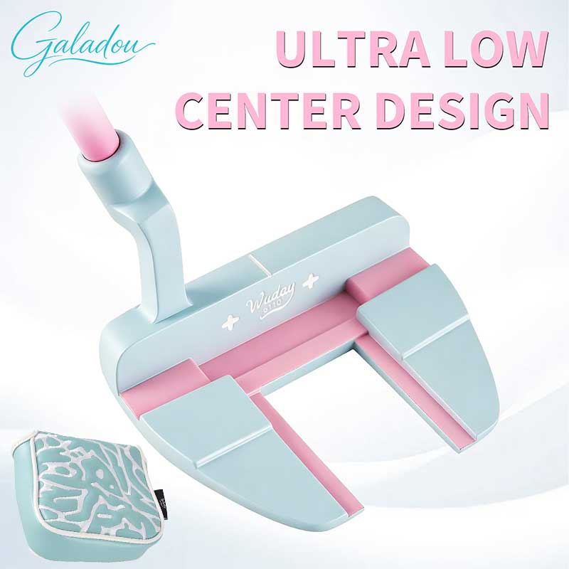 Golf Equipment For Beginners - Blue and Pink Golf Putter with