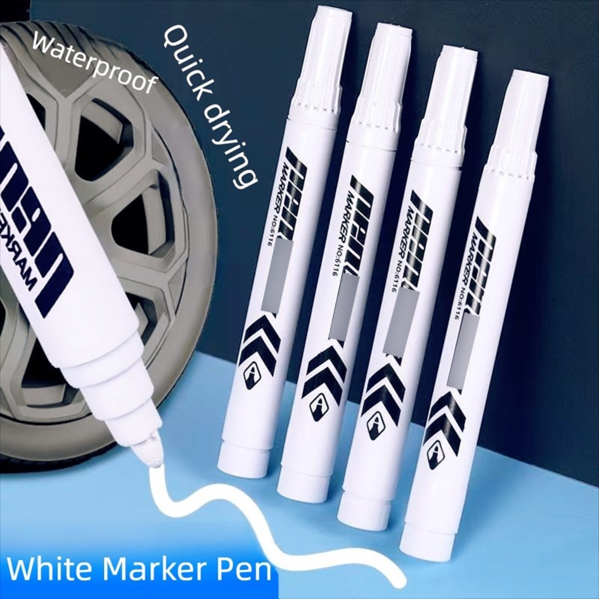 17 Pcs Acrylic Paint White Mar - Tee Height Marker 评论和价格