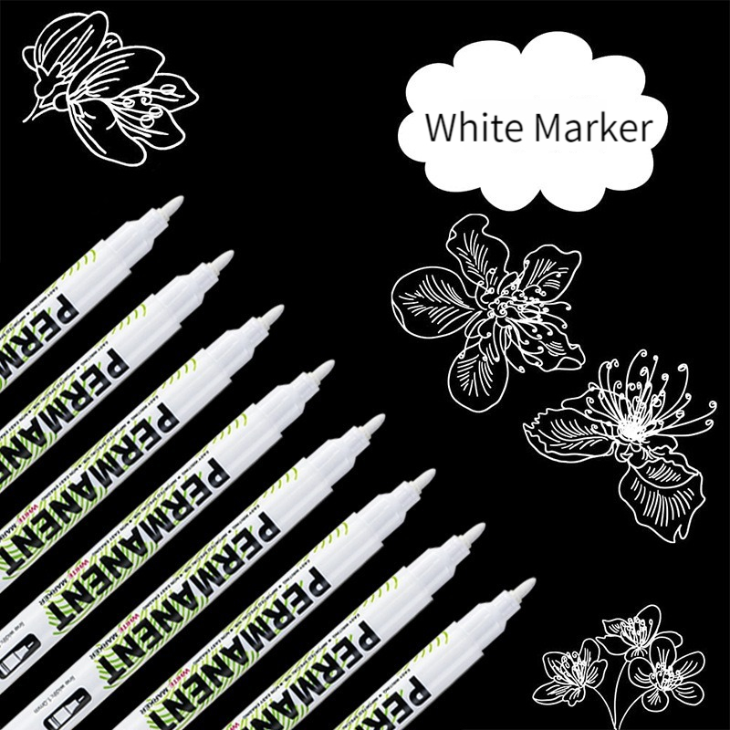 1/5/20Pcs White Marker Pen Wat - Tee Height Marker 评论和价格