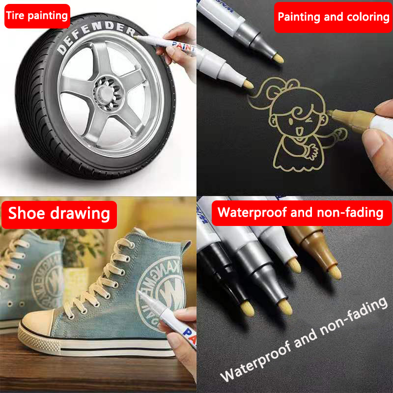 5Pcs White Marker Pens White M - Tee Height Marker 评论和价格