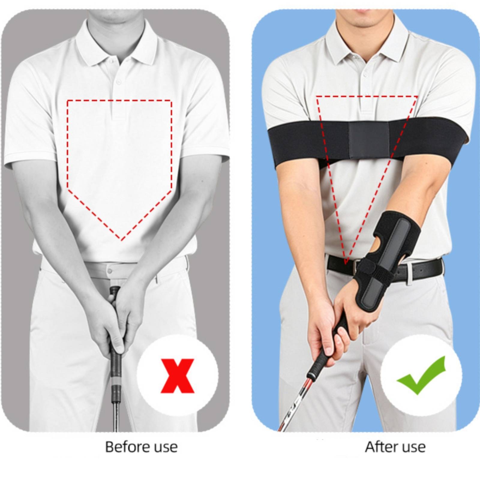 Golf Swing Assist Strap Adjust - Training Aid Swing 评论和价格
