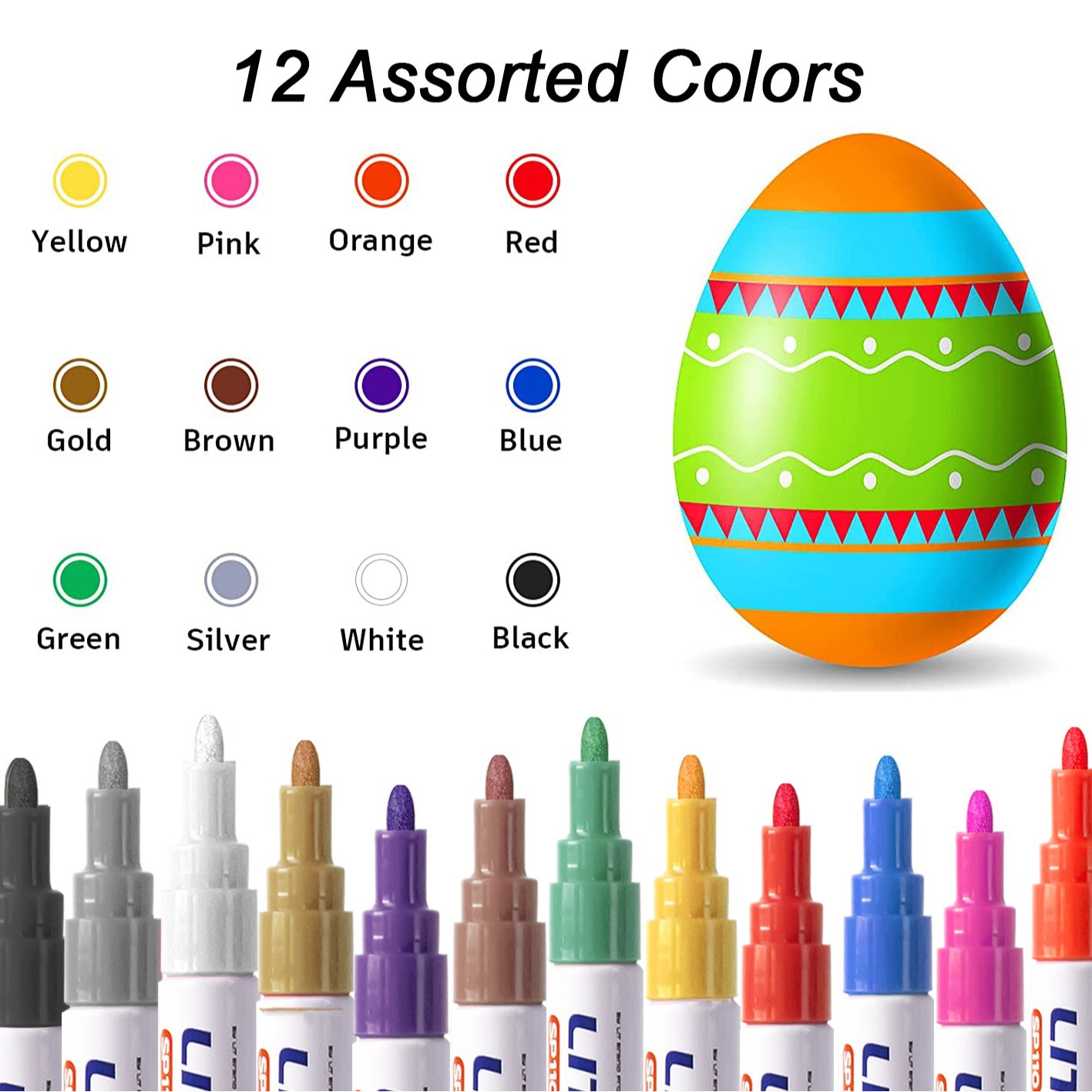 3mm Colorful 12 Colors Permane - Tee Height Marker 评论和价格