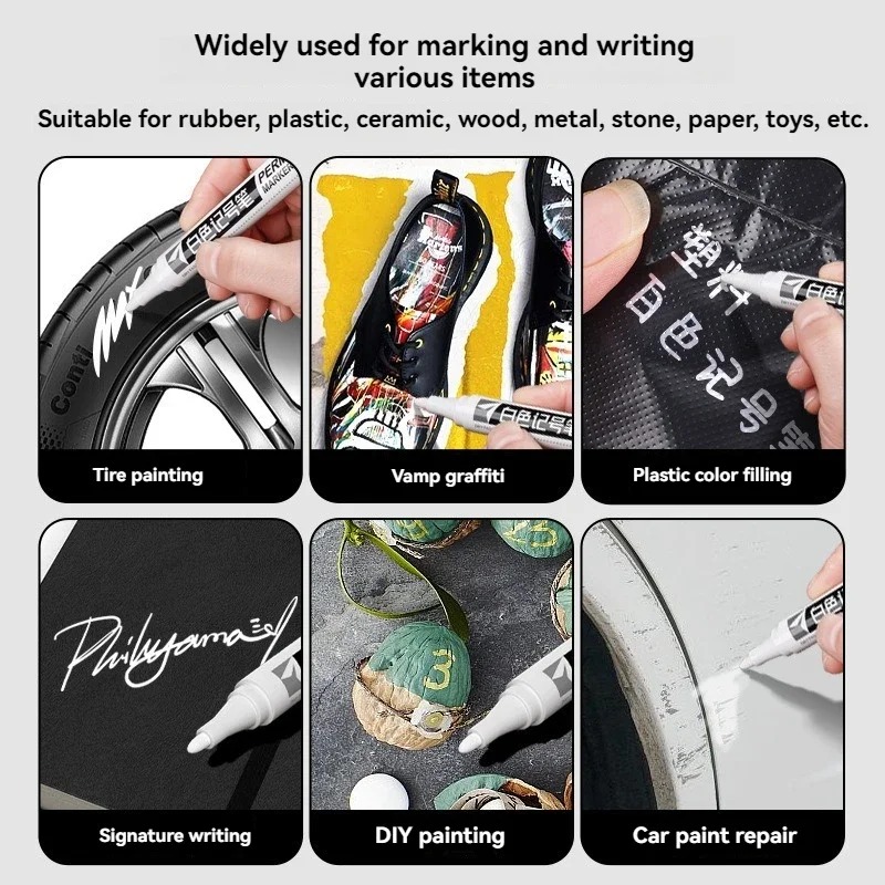 1/3/5pcs White Marker Paint Pe - Tee Height Marker 评论和价格